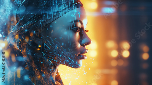 Wallpaper Mural Artificial intelligence and technology deeply integrated in our life Torontodigital.ca