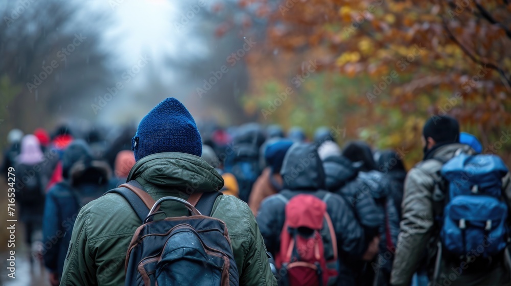 Displaced and Determined: Refugees on a Long and Uncertain Journey. Displaced and Determined: Refugees on a Long and Uncertain Journey.