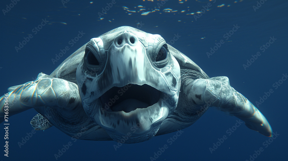 Fototapeta premium sea turtle in the ocean
