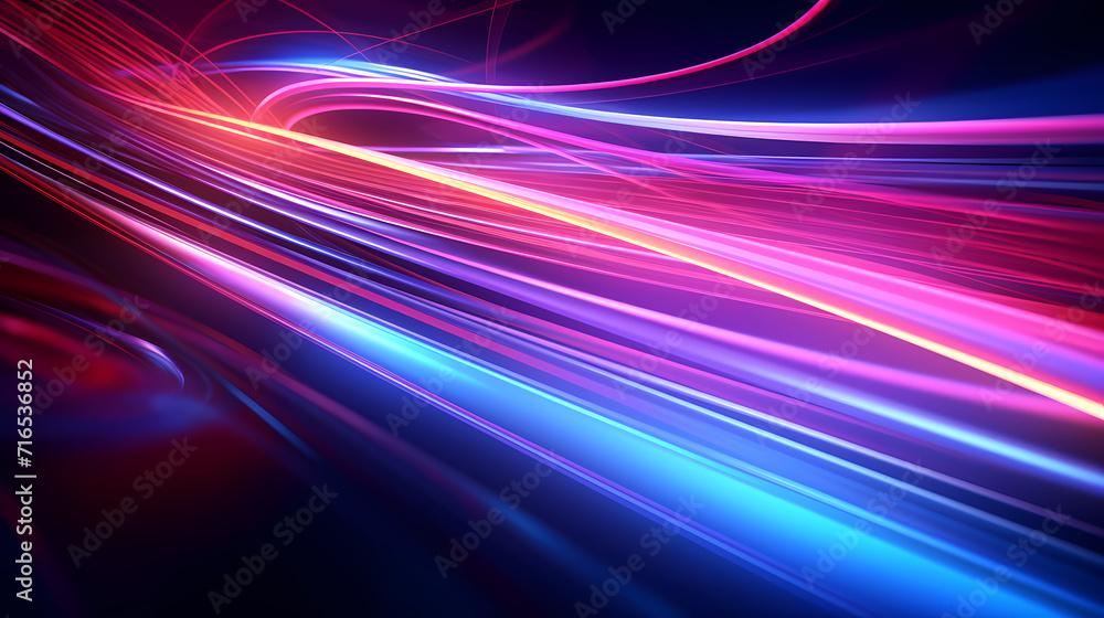 Glowing shiny lines effect vector background, technology lines background and light effect, 3D rendering Glowing shiny lines effect vector background, technology lines background and light effect, 3D rendering