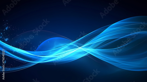 Glowing shiny lines effect vector background, technology lines background and light effect, 3D rendering © xuan