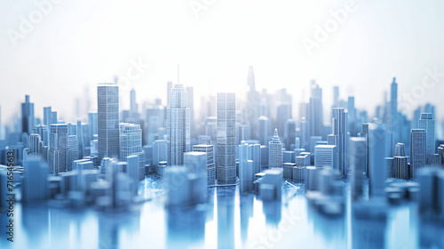 Smart city design model background