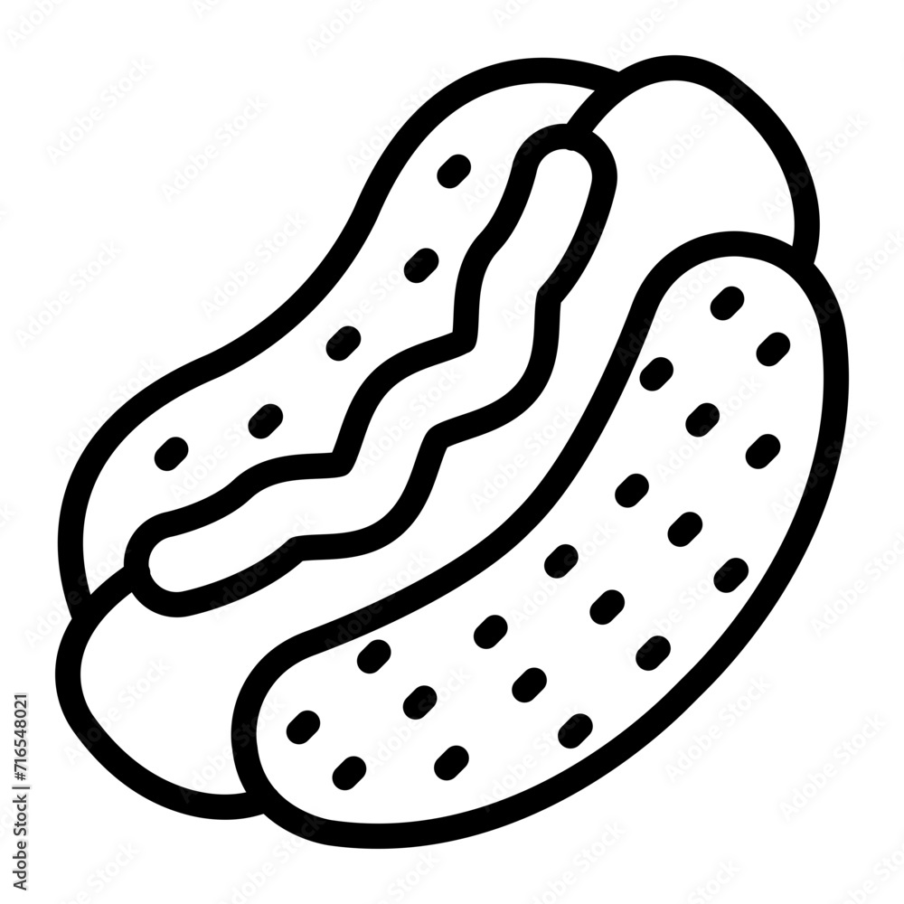 Hot Dog Icon Design Hot Dog Icon Design