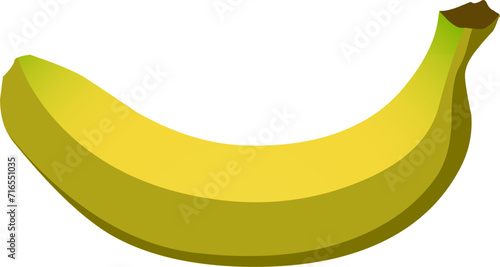 Ripe and Ready - A vivid photograph capturing the readiness of a banana for consumption, promoting the concept of nutritious snacking. Banana vector illustration.