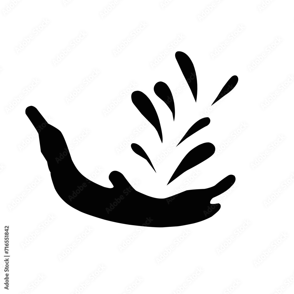 Obraz premium Splash Silhouette 