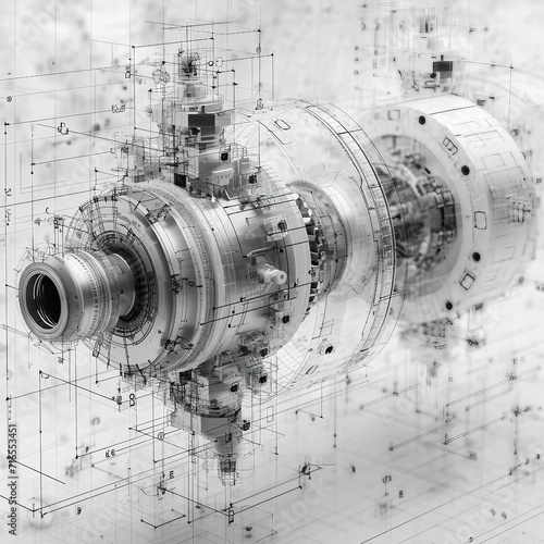 drawing of a blueprint