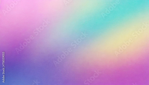 Ethereal Pastels: Purple Pink Turquoise Yellow Gradient Banner