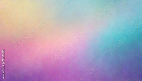 Pastel Harmony: Blurred Color Gradients in Purple Pink Turquoise Yellow