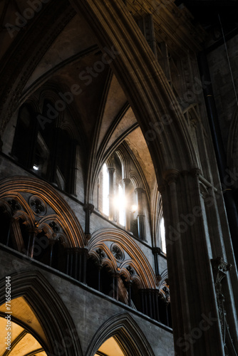 sunlight in the cathedral window