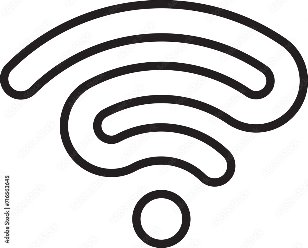 Wi Fi symbol signal connection. Vector wireless internet technology sign. Wifi network communication icon. Wi Fi symbol signal connection. Vector wireless internet technology sign. Wifi network communication icon.