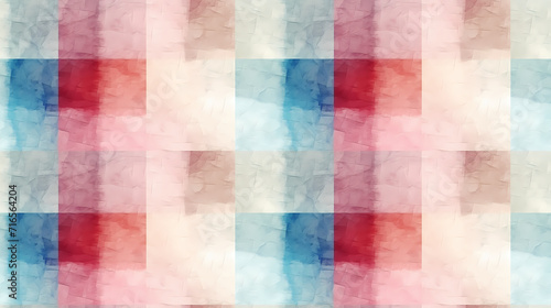 Modern seamless pattern in the style of Cubism, Neoplasticism and Bauhaus. Pe...