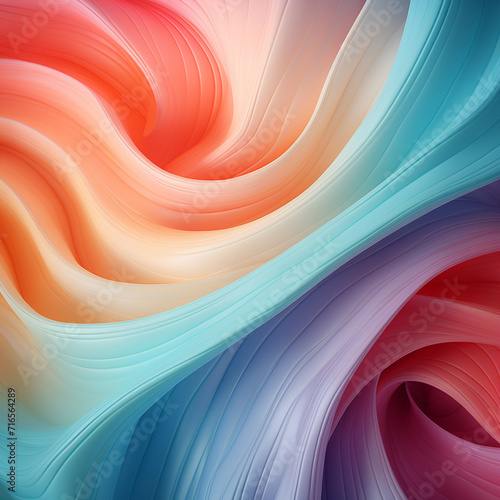 abstract background with waves  pastel colors