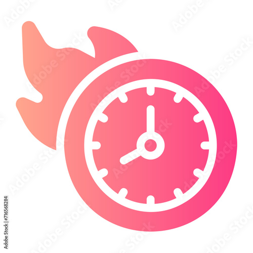 time gradient icon