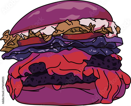 ハンバーガー（hamburger）(eps)