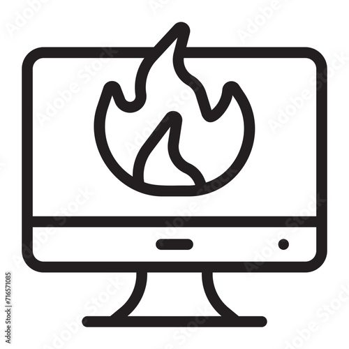 overload line icon