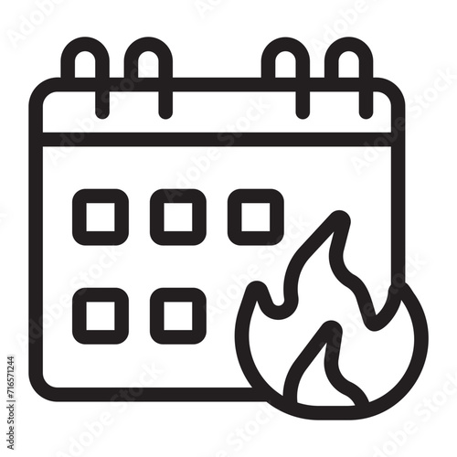 fire line icon