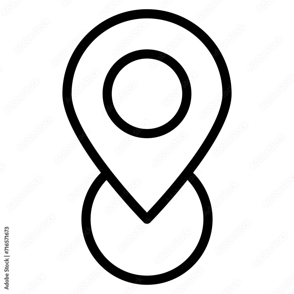 Location pin icon. Location pin icon.