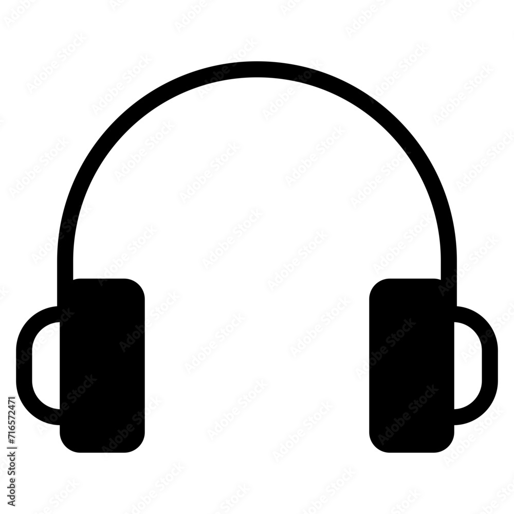 Customer service headphone icon Customer service headphone icon