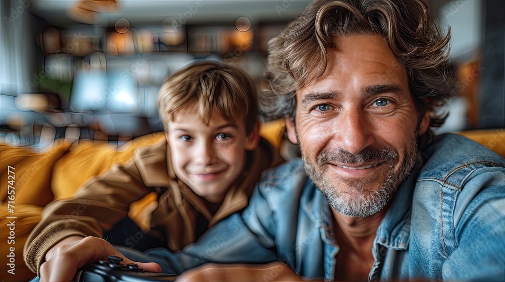 Dad playing with kids 