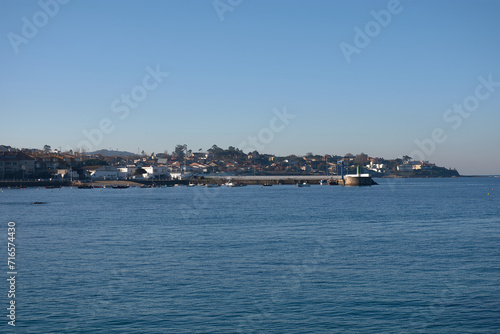 The port of Canido in Vigo with its small artisanal boats