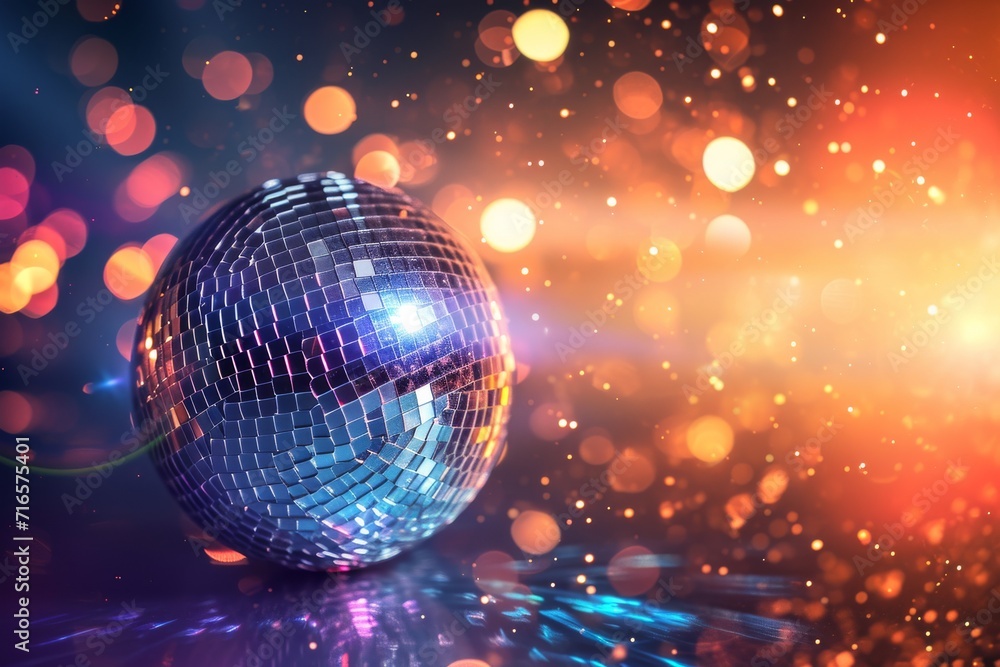 Obraz premium sparkling disco ball