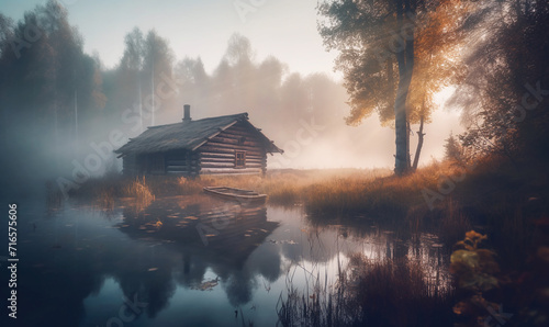 Einsame Hütte in Norwegen photo