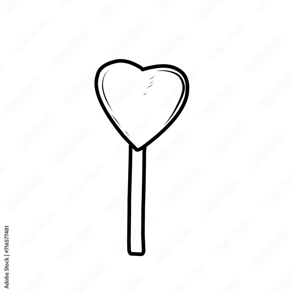 Hand Drawn Lolipop Doodle Hand Drawn Lolipop Doodle