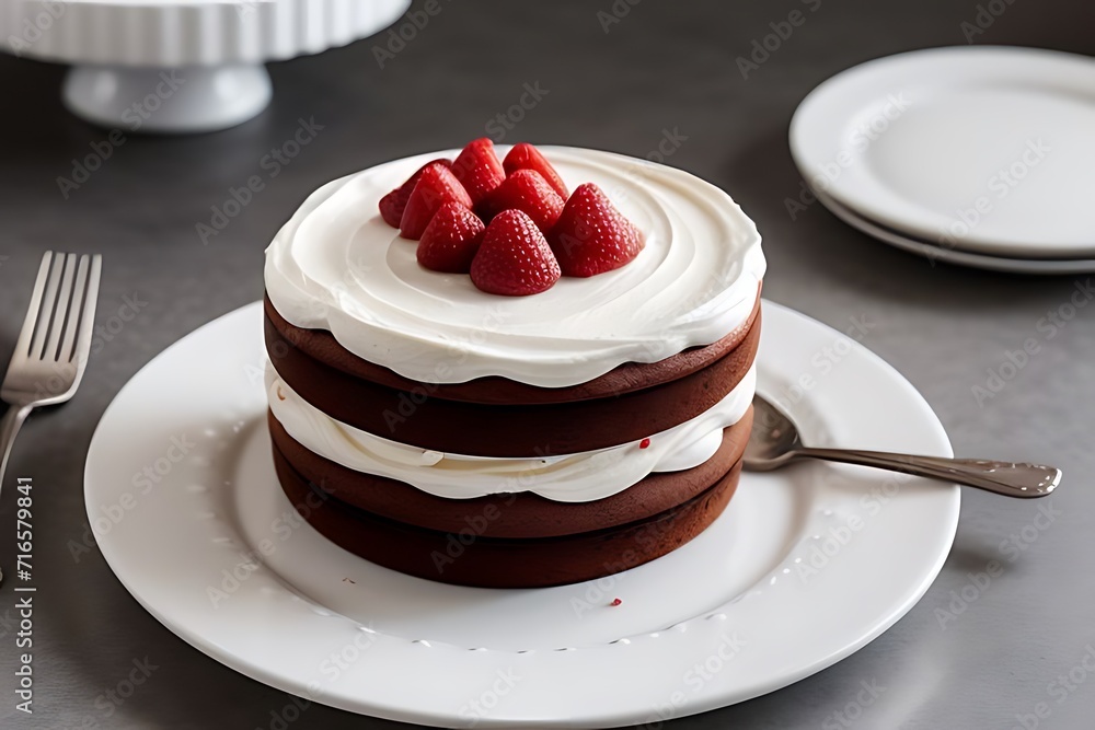 Molten Chocolate Volcano Cake A warm, fudgy brownie base erupts with a