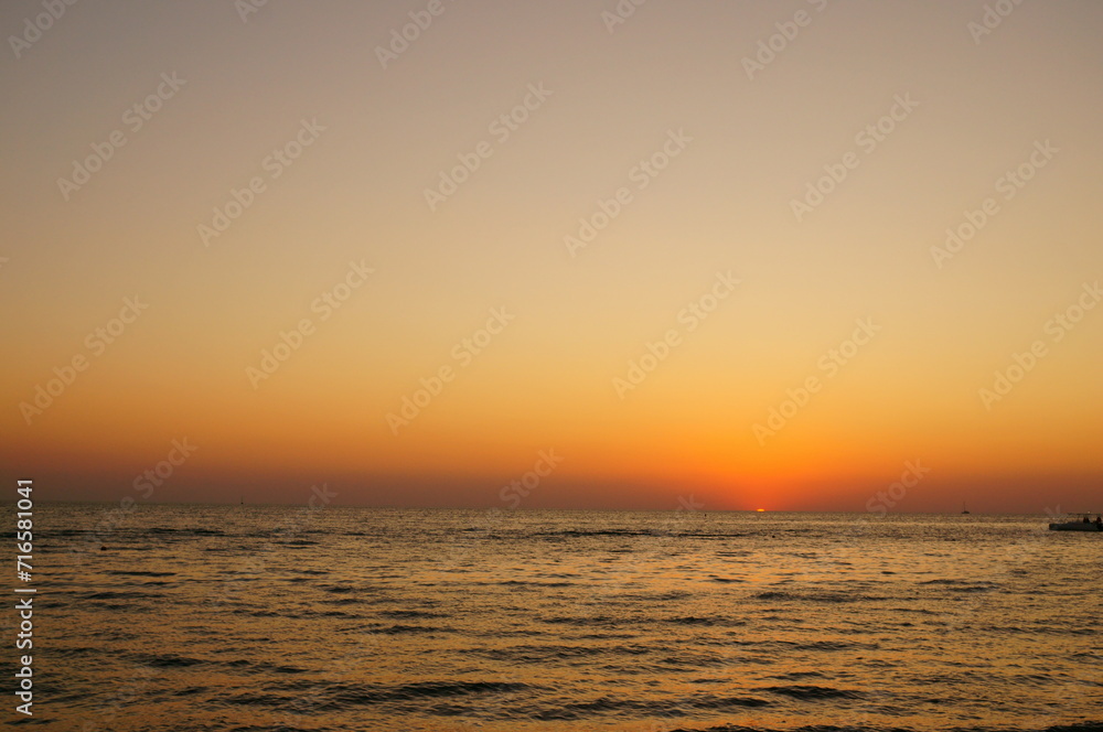 Sunset on the seashore. Beautiful landscape. Sunset on the seashore. Beautiful landscape.