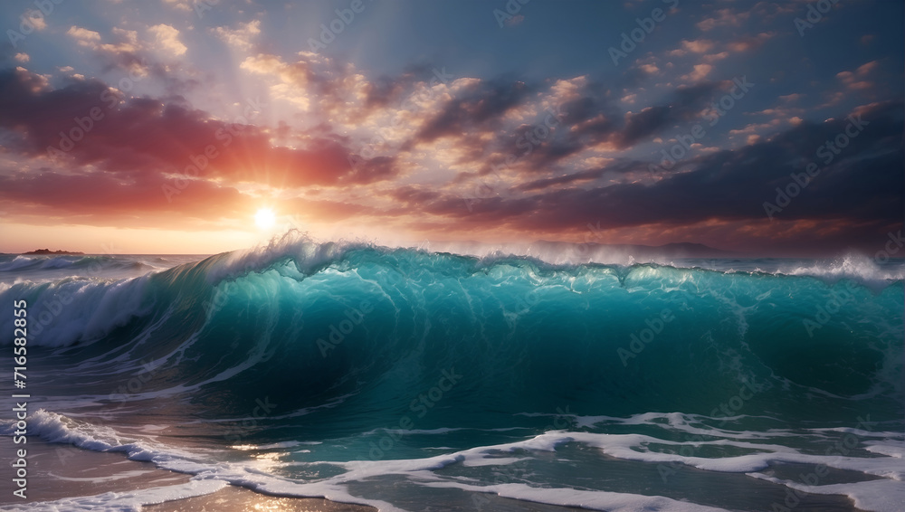 Fototapeta premium Ocean wave.