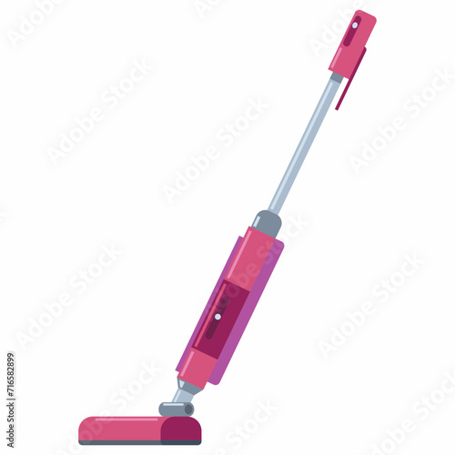Household vacuum cleaner vector cartoon illustration isolated on a white background.