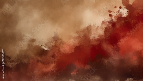 brown red texture watercolor decal