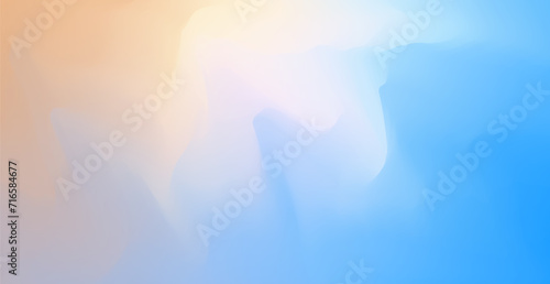 Blue And Brown Watercolor Abstract Background. Bleach Wallpaper. Vector Illustration photo