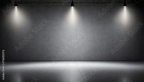 backdrop photo background illuminated by lamps studio gray background illuminated in the center with the floor background of photo studio photo