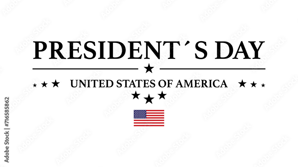 Presidents Day USA Background Presidents Day USA Background