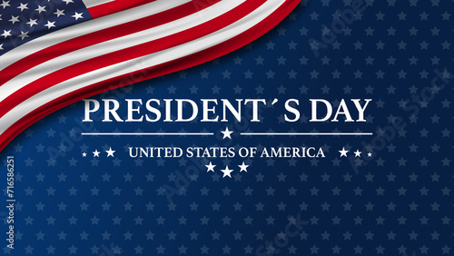 Presidents Day USA Background photo