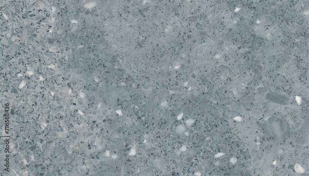 Obraz premium wall terrazzo texture gray blue of stone granite black white background marble surface pattern sandstone small have mixed sand tile background