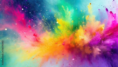 colorful splattering paint hd wallpaper