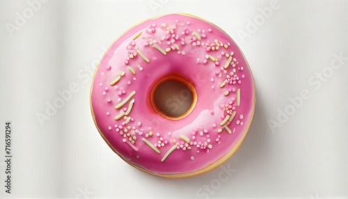 sweet pink donut