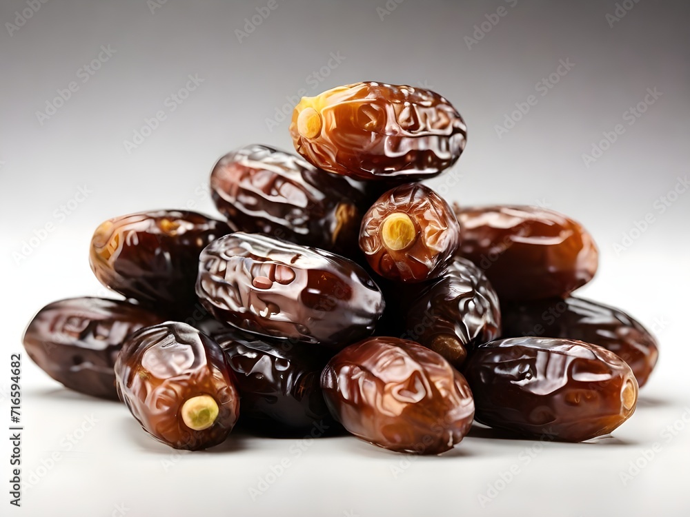 photo close-up sweet dried dates on white background. photo close-up sweet dried dates on white background.