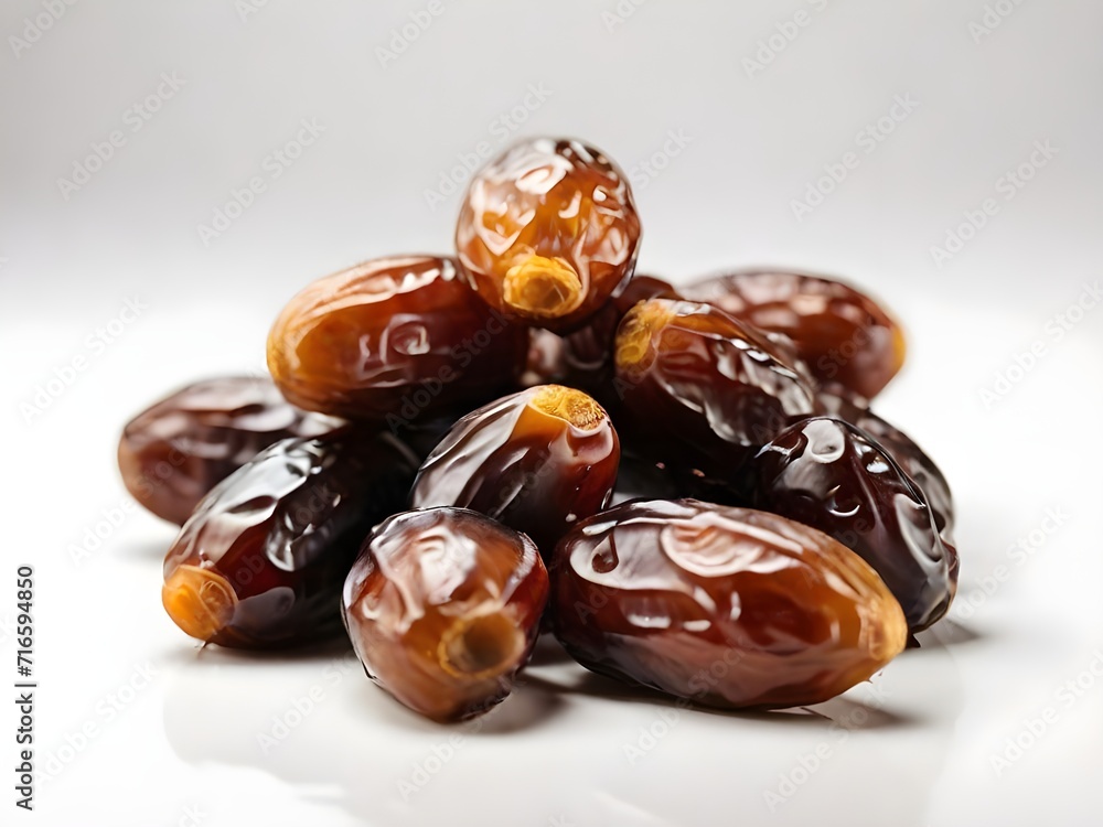 photo close-up sweet dried dates on white background. photo close-up sweet dried dates on white background.