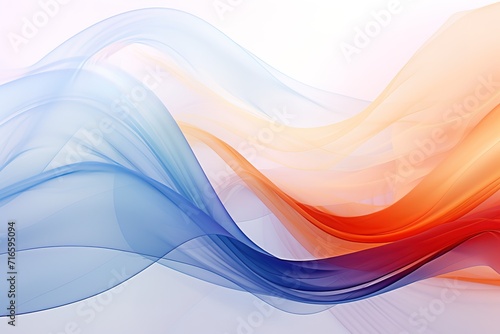 Gradient Trendy smoke waves colorful background wallpaper. 3D render creative smoke swoosh style soft lines. Abstract design smoke wavy pattern.