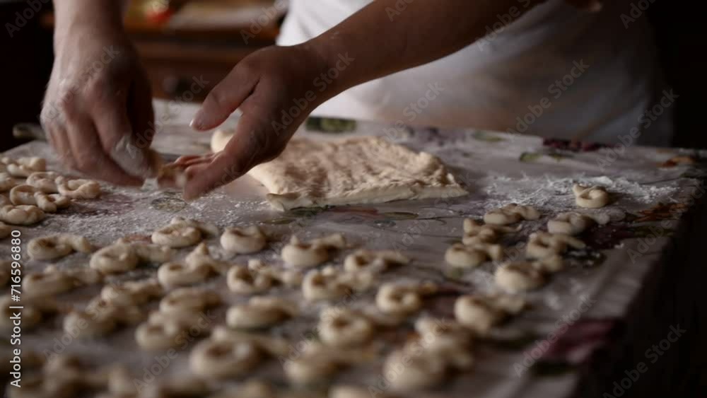 The Christian feast of the 40 Martyrs of Sebastia celebrated on March 9. Homemade dough placed in forms ready to be cooked The Christian feast of the 40 Martyrs of Sebastia celebrated on March 9. Homemade dough placed in forms ready to be cooked