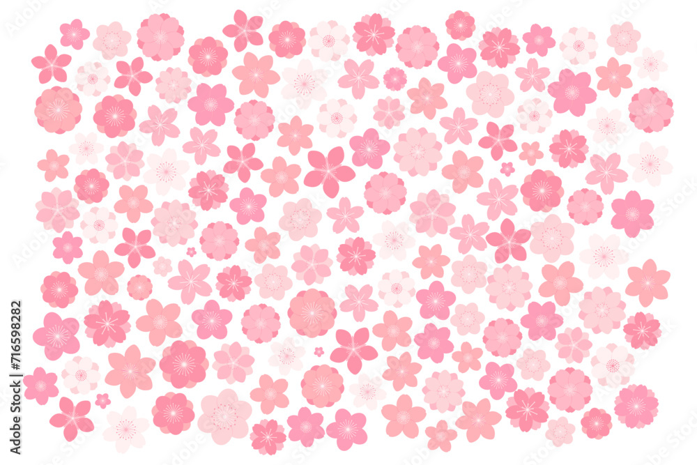 Spring flowers, blossoms, blooms, floral background. Flat style vector illustration on transparent. Abstract geometric design. Concept seasonal promotion, banner, advertising, poster, sale Spring flowers, blossoms, blooms, floral background. Flat style vector illustration on transparent. Abstract geometric design. Concept seasonal promotion, banner, advertising, poster, sale