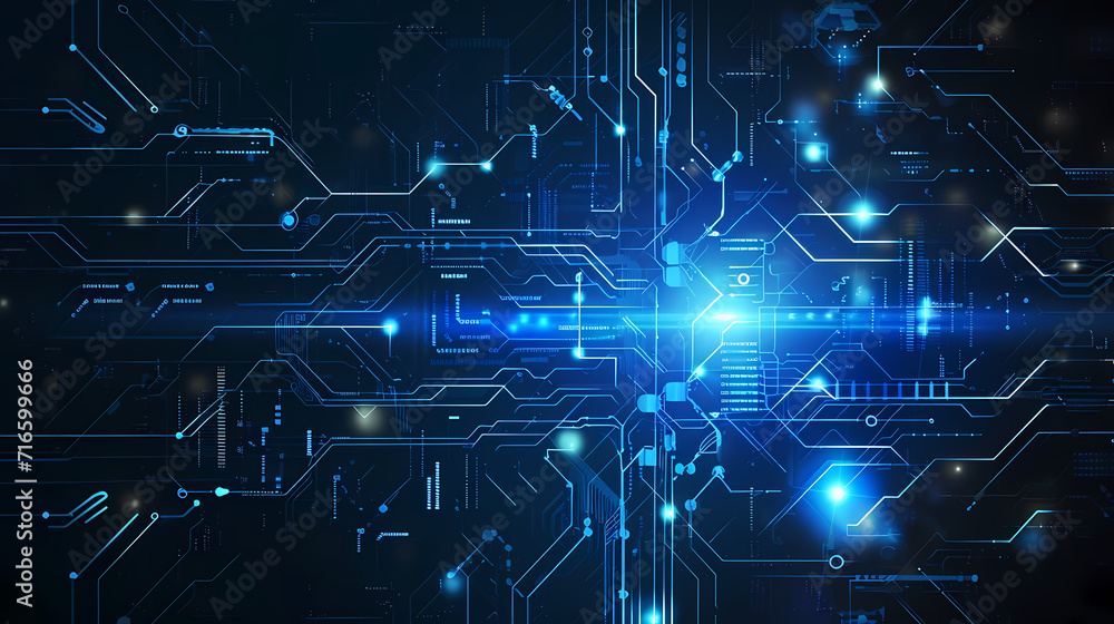 Digital Circuit Abstract. High-Tech Background for Business Professionals Digital Circuit Abstract. High-Tech Background for Business Professionals