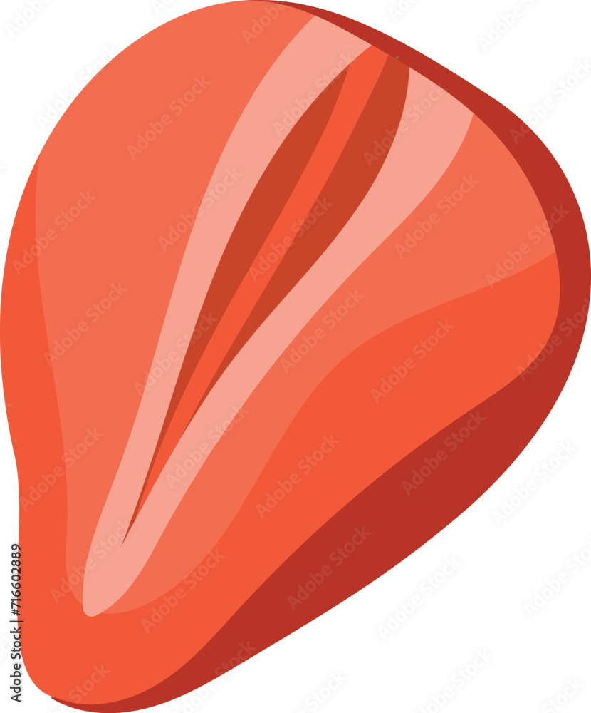 Bright red salmon fillet piece. Seafood menu and recipes vector illustration. Bright red salmon fillet piece. Seafood menu and recipes vector illustration.