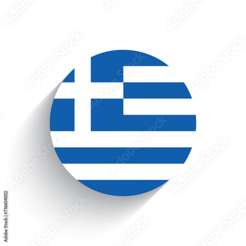 National flag of Greece icon vector illustration isolated on white background.
