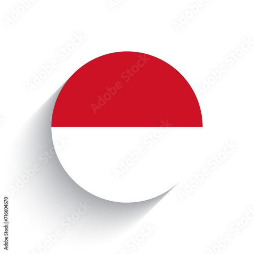 National flag of Indonesia icon vector illustration isolated on white background. Free Download National flag of Indonesia icon vector illustration isolated on white background. - GFXLoad