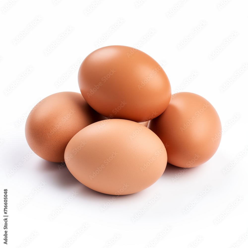 Eggs isolated on a white background Eggs isolated on a white background