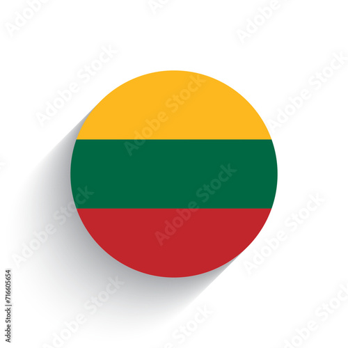 Free Download National flag of Lithuania icon vector illustration isolated on white background. - GFXLoad